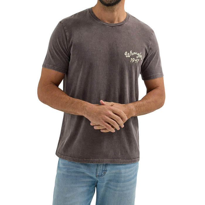 Wrangler Men's Ganache Cowboy Skull Tee