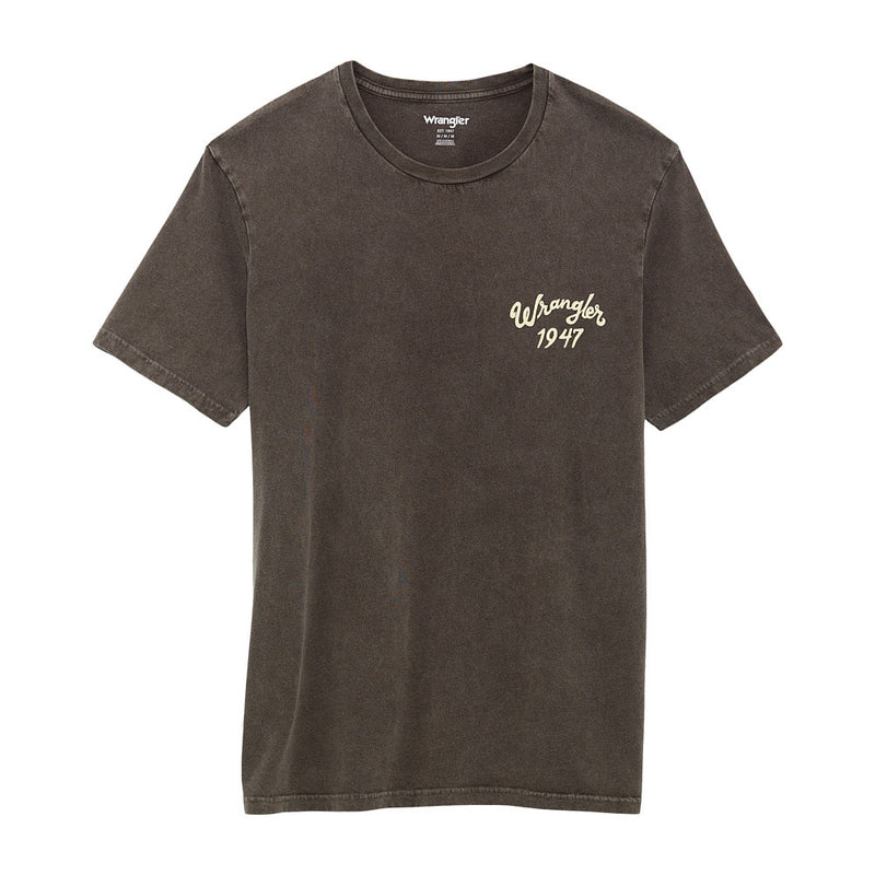 Wrangler Men's Ganache Cowboy Skull Tee