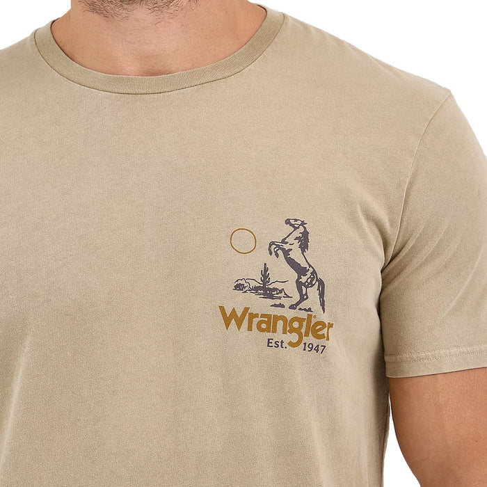 Wrangler Men's Trench Coat Roper Tee Shirt