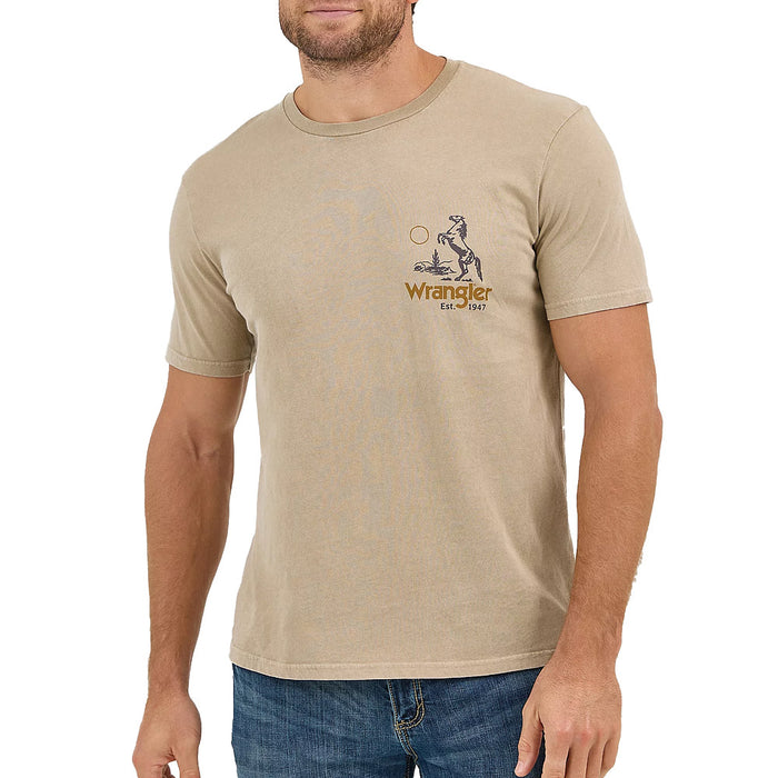 Wrangler Men's Trench Coat Roper Tee Shirt