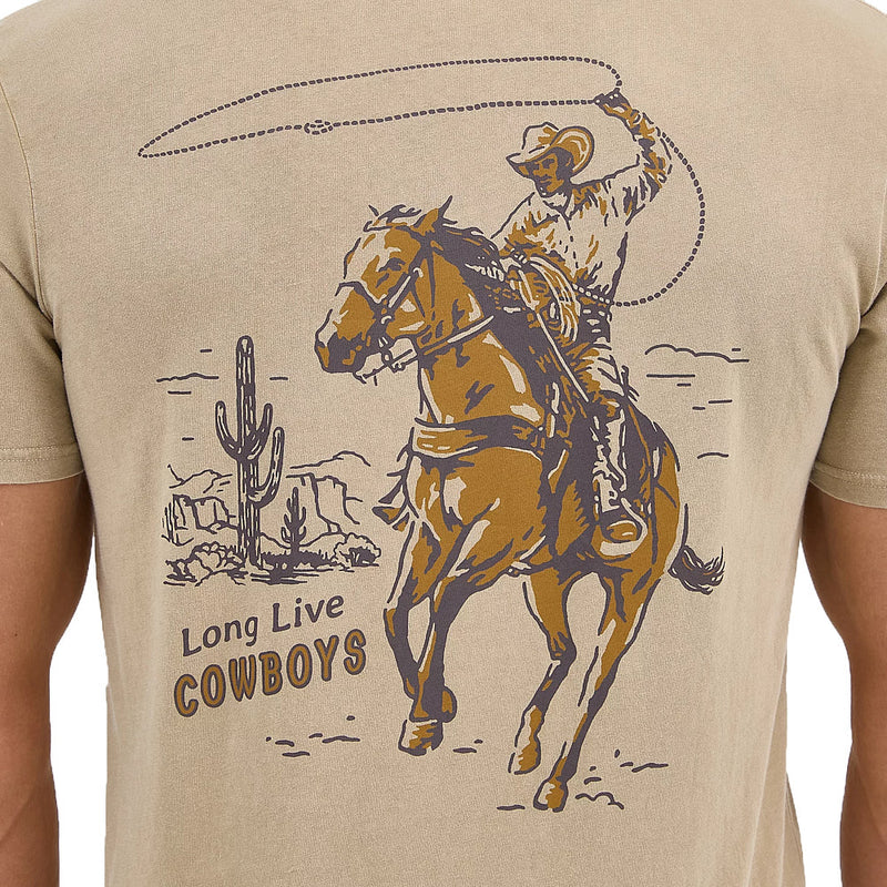 Wrangler Men's Trench Coat Roper Tee Shirt