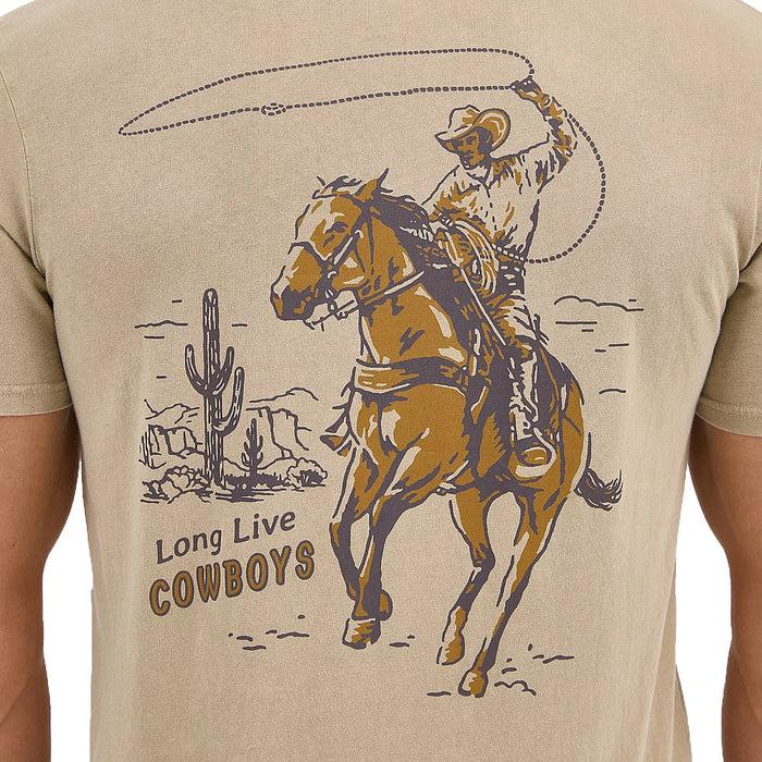 Wrangler Men's Trench Coat Roper Tee Shirt