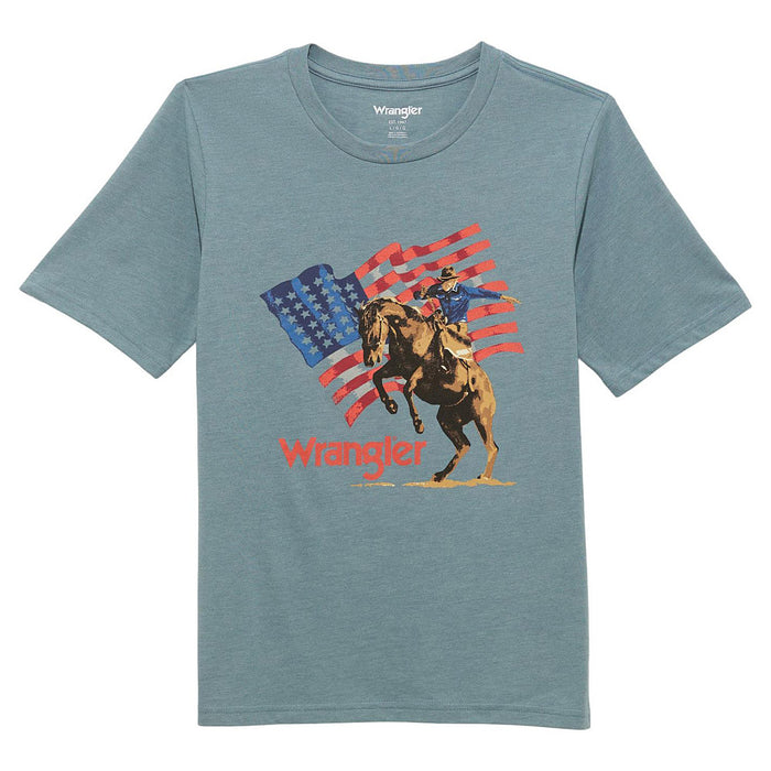 Wrangler Boy's Flag Logo Lead Tee
