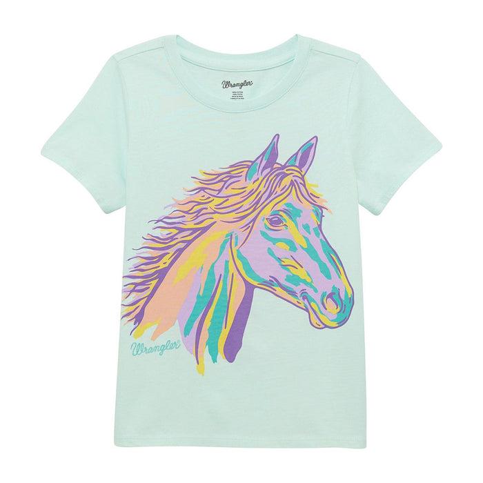 Wrangler Girl's Horse Print Tee Shirt