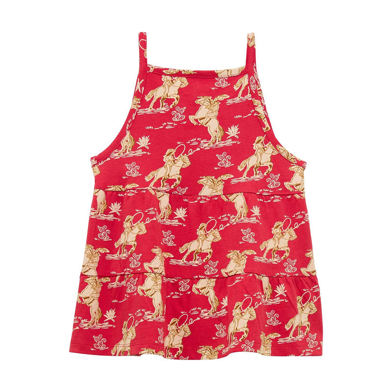 Wrangler Girl's Red Rodeo Tank