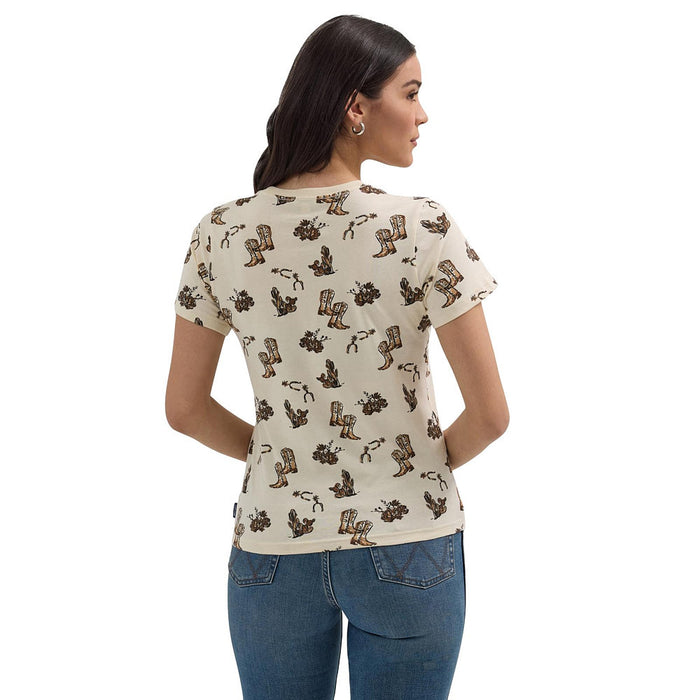 Wrangler Women's Allover Print Tee Shirt
