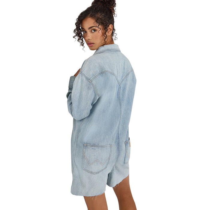 Wrangler Modern Palue Blue Heritage Playsuit