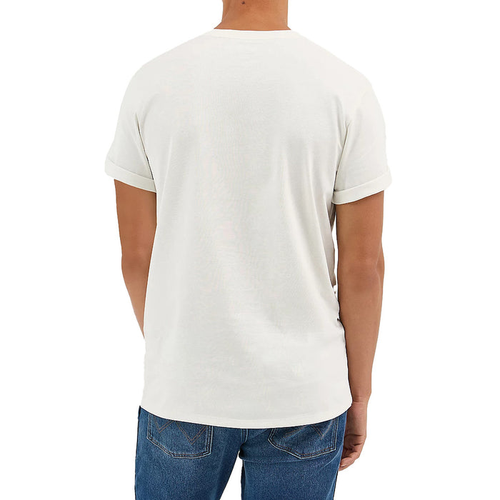 Wrangler Men's Howdy Vintage White Tee Shirt
