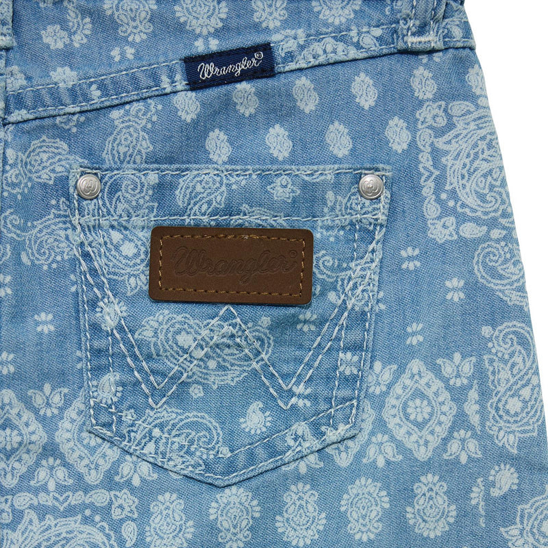 Wrangler Girl's Printed Denim Skirt