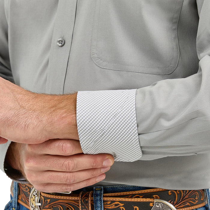 Wrangler Men's George Strait Grey Shirt