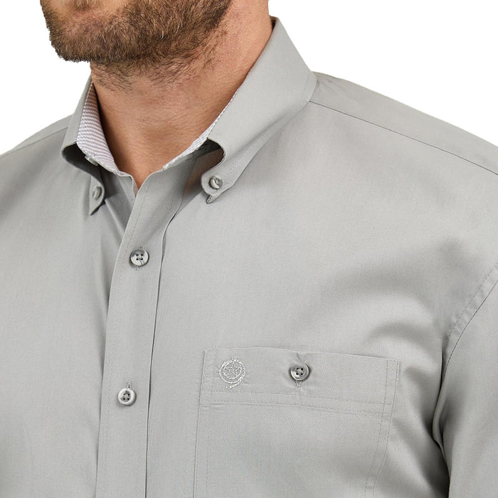 Wrangler Men's George Strait Grey Shirt