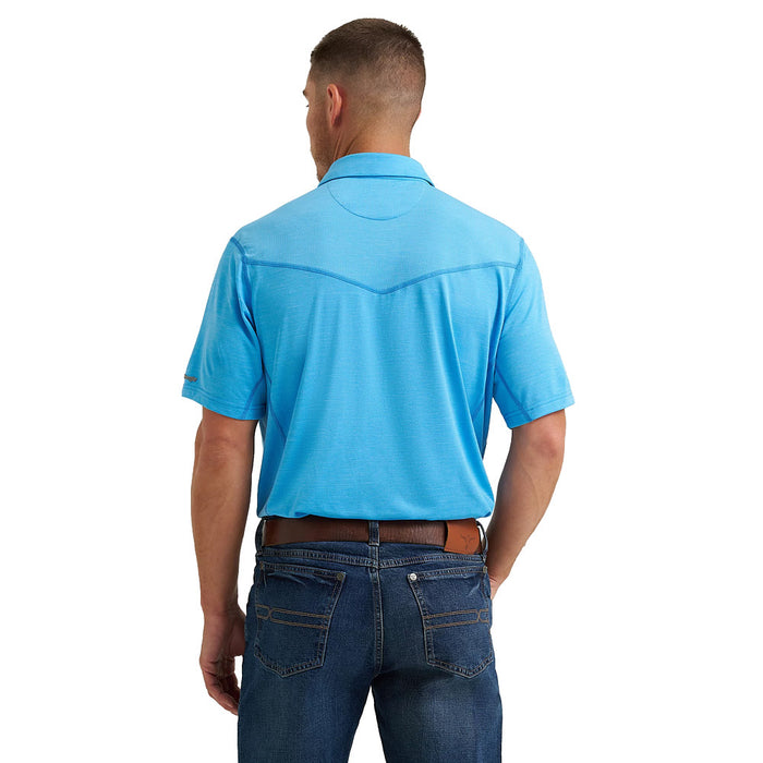 Wrangler Men's Blue Performance Polo
