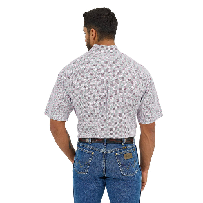 Wrangler Mens George Strait Blue Red Shirt