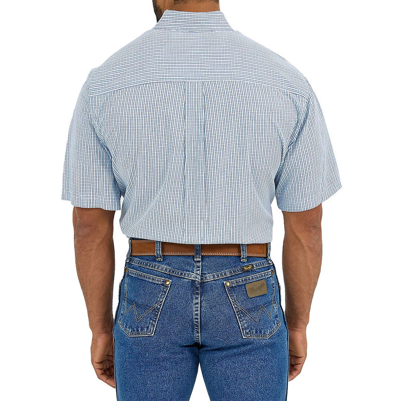 Wrangler Men's George Strait Blue Shirt