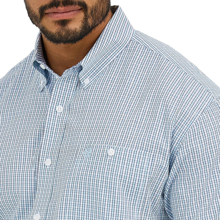 Wrangler Men's George Strait Blue Shirt