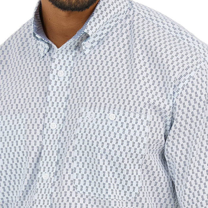 Wrangler Mens George Strait Blue Shirt