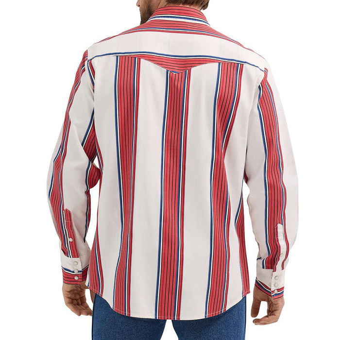 Wrangler Mens Brushpopper Stripe Shirt