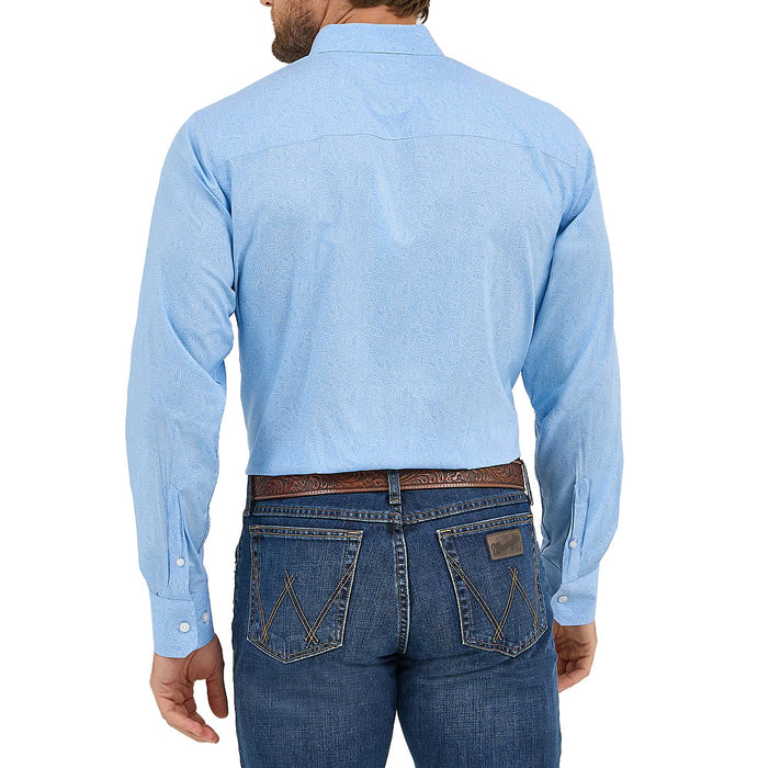 Wrangler Cody Johnson Blue Paisley Shirt