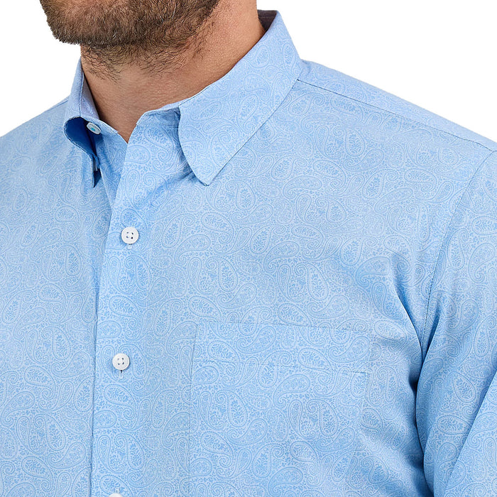 Wrangler Cody Johnson Blue Paisley Shirt