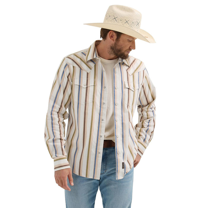 Wrangler Men's Multi Stripe Retro Shirt