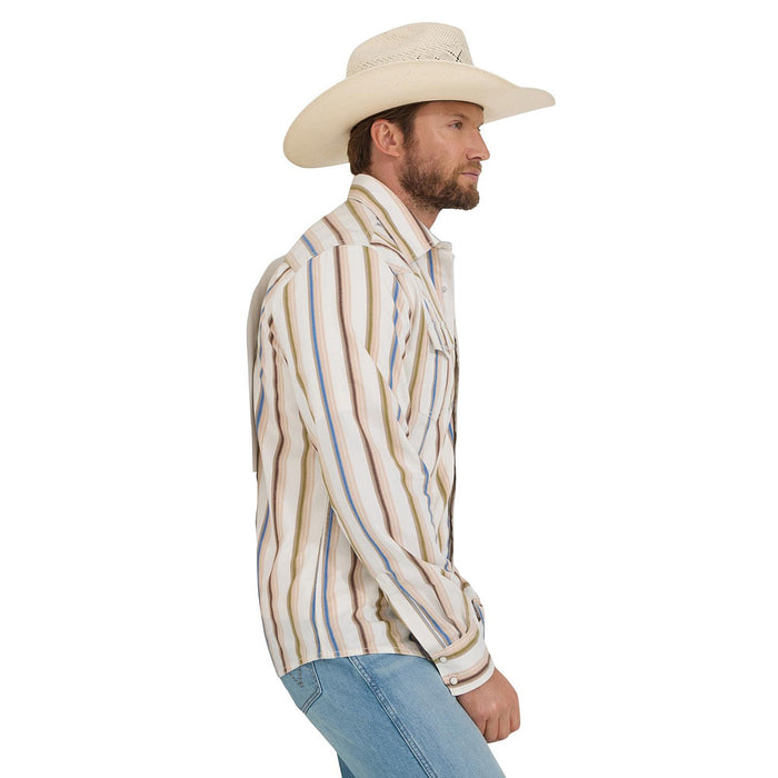 Wrangler Men's Multi Stripe Retro Shirt