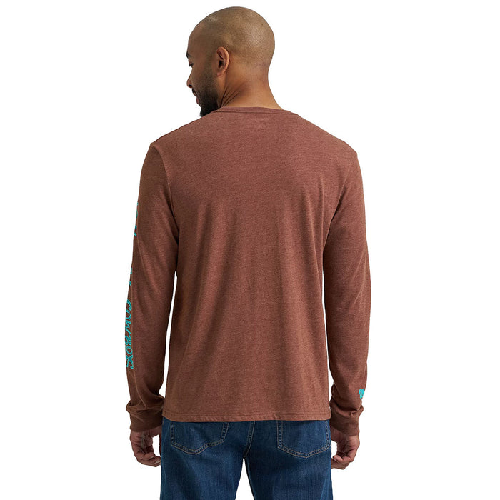 Wrangler Men's Long Sleeve Front Graphic T-Shirt