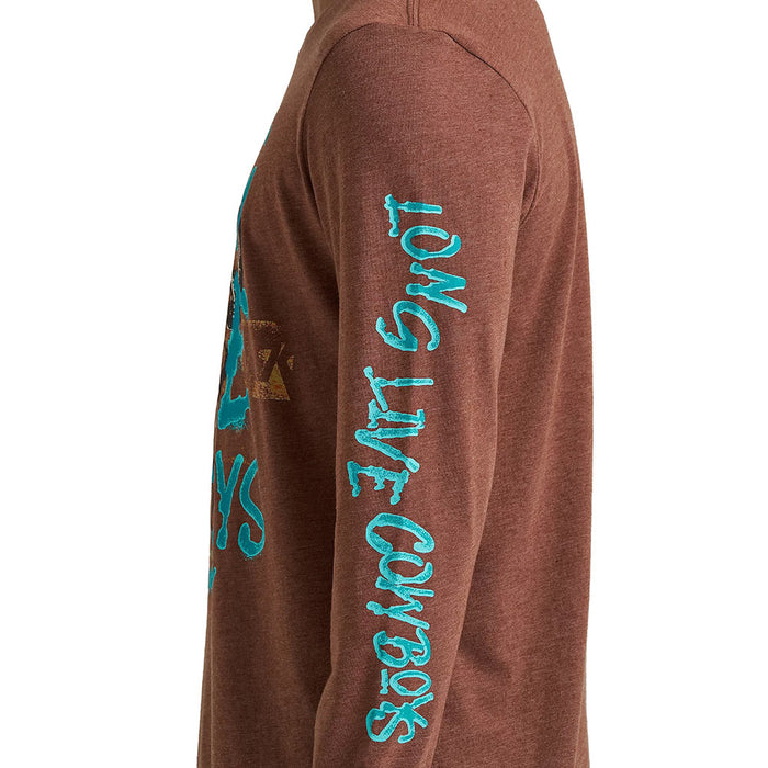 Wrangler Men's Long Sleeve Front Graphic T-Shirt