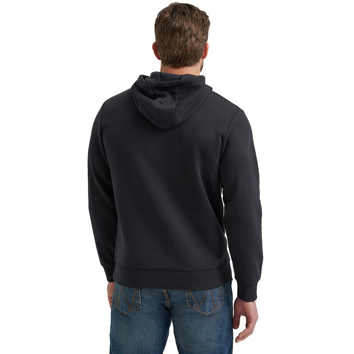 Wrangler Men's Black Sleeve Logo Hoodie