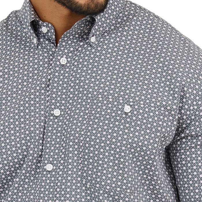 Wrangler Men's Grey Bucking Cancer Shirt