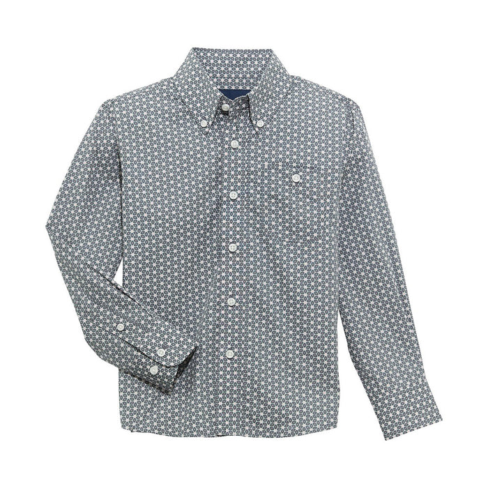 Wrangler Boy's Grey Bucking Cancer Shirt