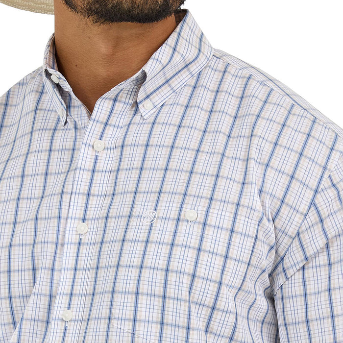 Wrangler Men's Blue Classic Shirt