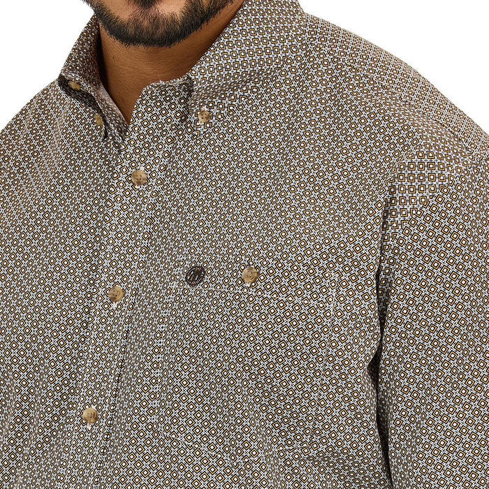 Wrangler Men's Brown Classic Shirt