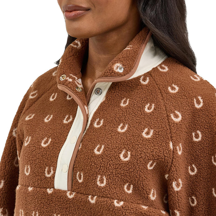 Wrangler Women's Horseshoe Sherpa Pullover