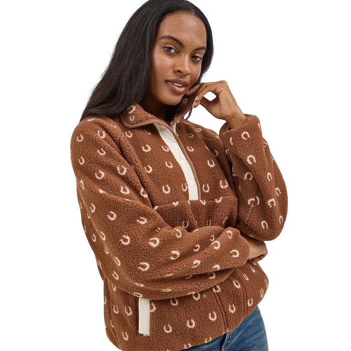 Wrangler Women's Horseshoe Sherpa Pullover