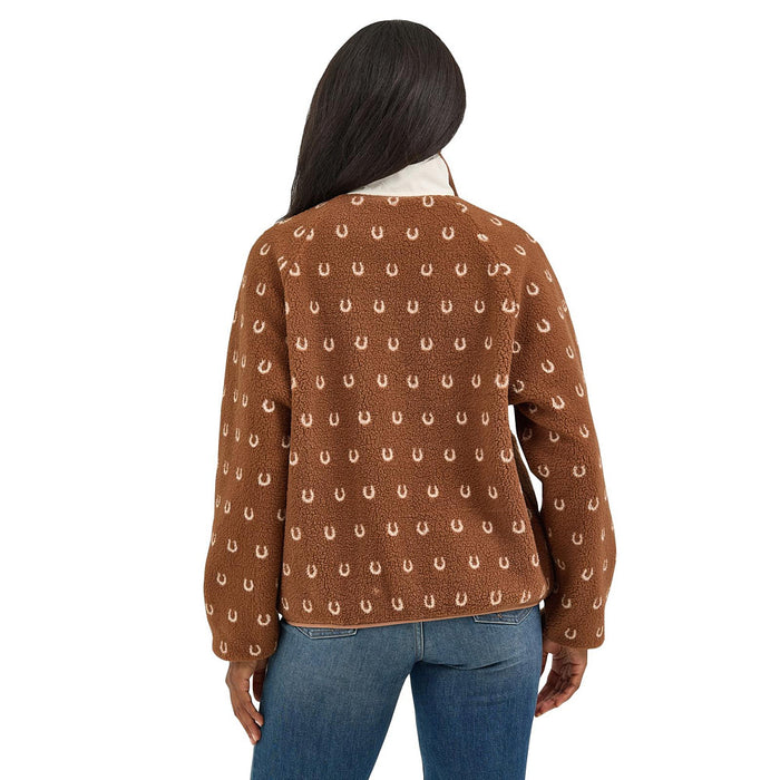 Wrangler Women's Horseshoe Sherpa Pullover