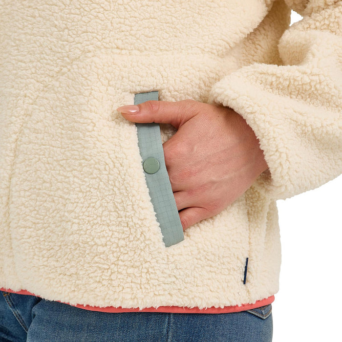 Wrangler Women's White Sherpa Pullover