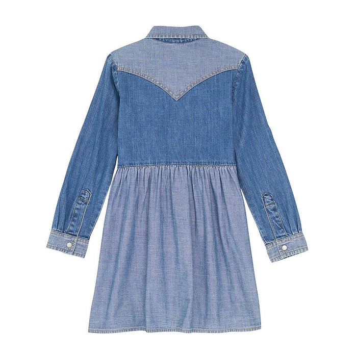 Wrangler Girl's Denim Snap Dress