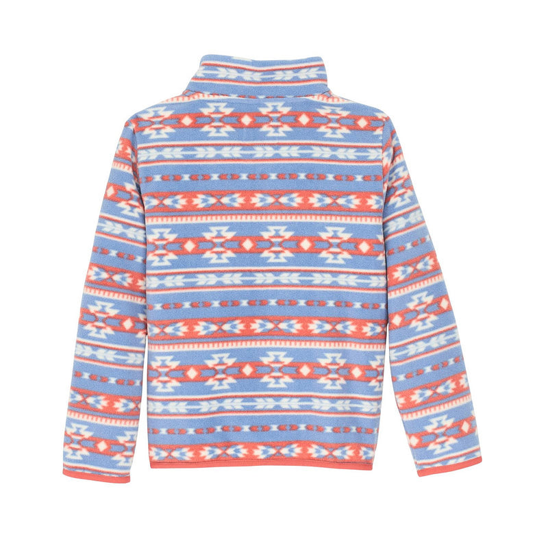 Wrangler Girl's Blue Sherpa Pullover