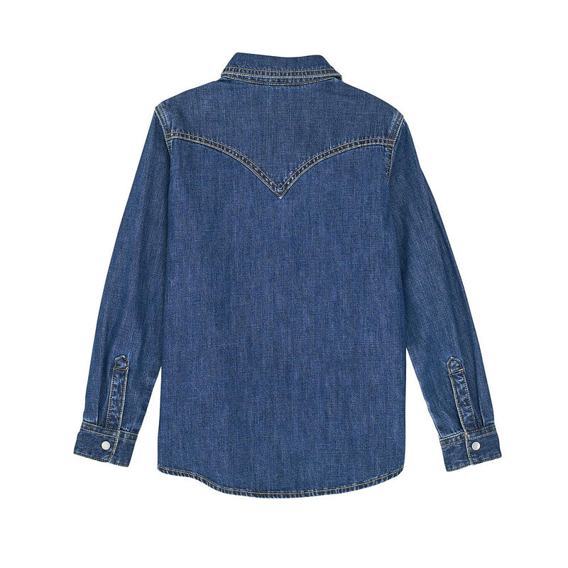 Wrangler Girl's Denim Snap Shirt
