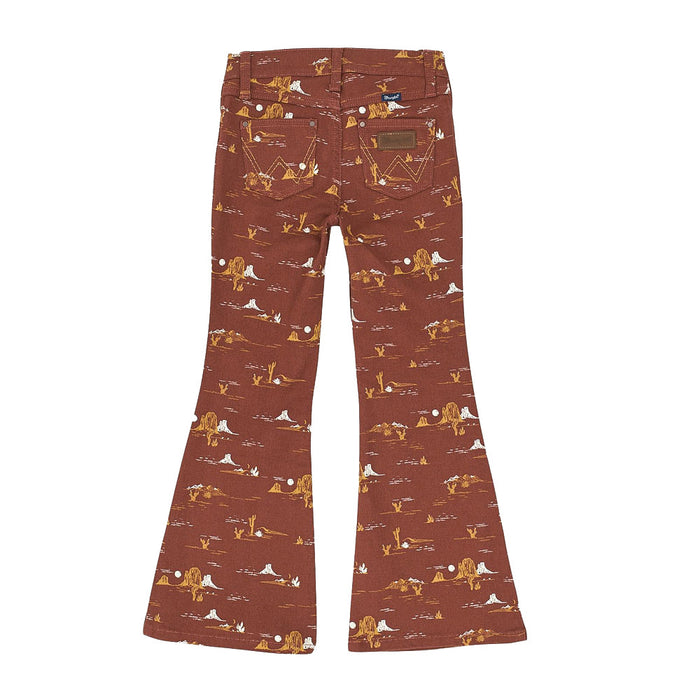 Wrangler Girl's Desert Scene Flare Jeans