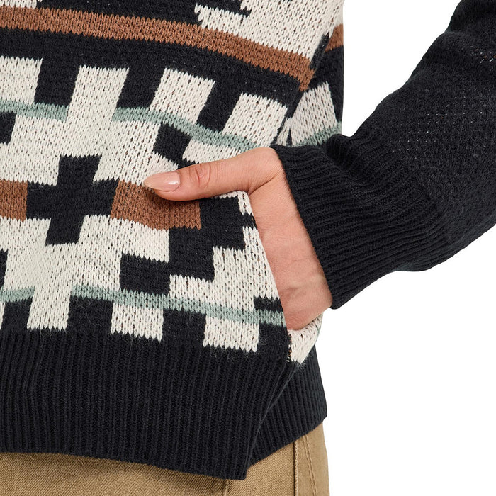 Wrangler Women's Punchy Print Bomber Sweater