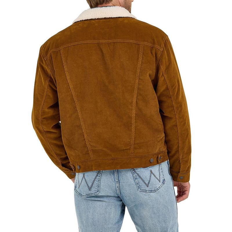 Wrangler Men's Monks Robe Sherpa Corduroy Jacket