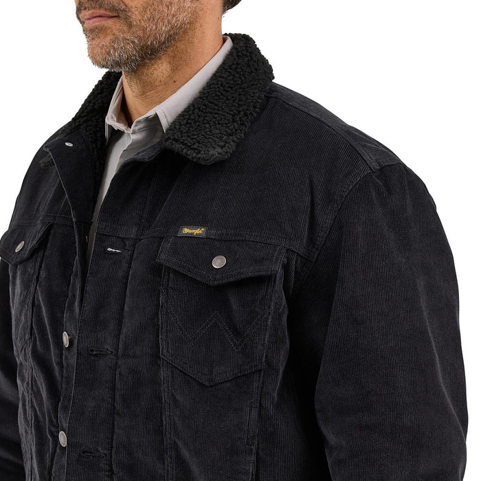 Wrangler Men's Caviar Sherpa Lined Corduroy Jacket
