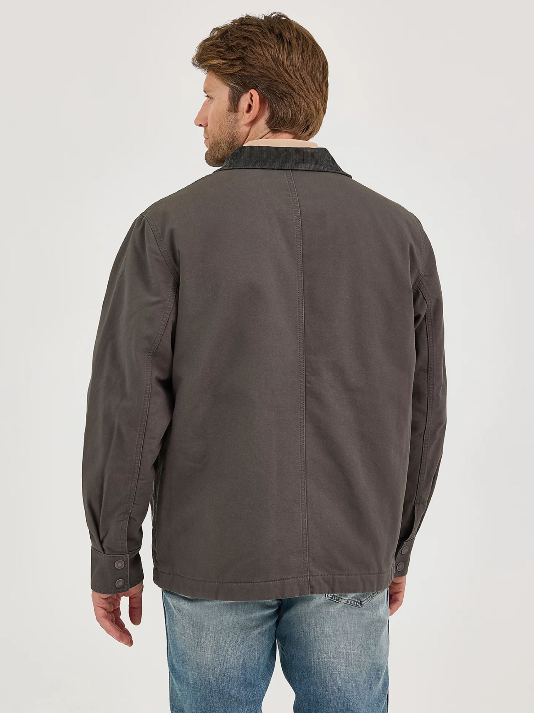 Wrangler Men's Western Lined Zip Barn Coat