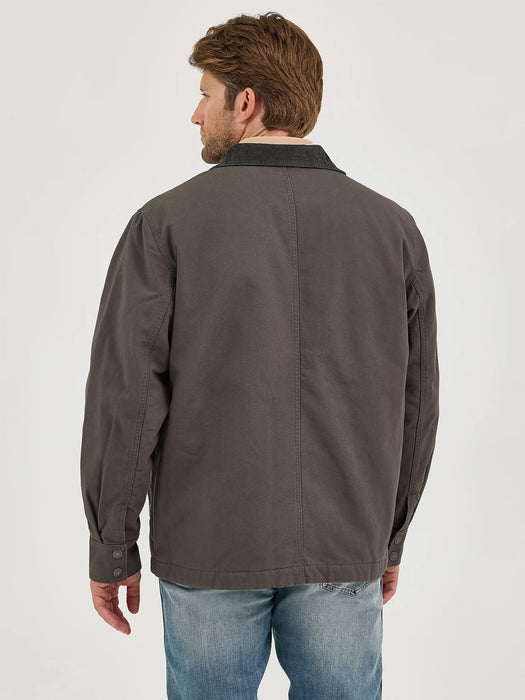 Wrangler Men's Western Lined Zip Barn Coat