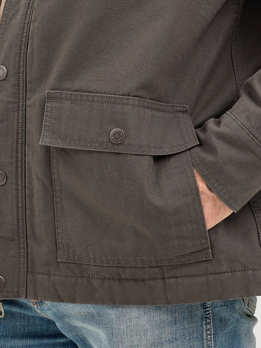 Wrangler Men's Western Lined Zip Barn Coat