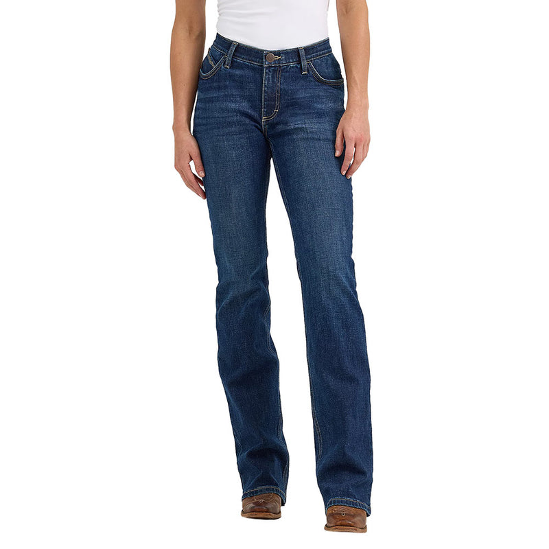 Wrangler Women's Ultimate Riding Jean Willow Mid-Rise Bootcut