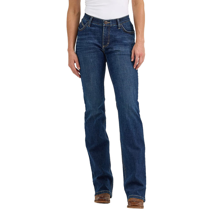 Wrangler Women's Ultimate Riding Jean Willow Mid-Rise Bootcut