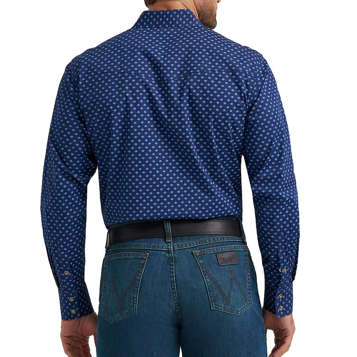 Wrangler Men's Blue 20X Competition Shirt
