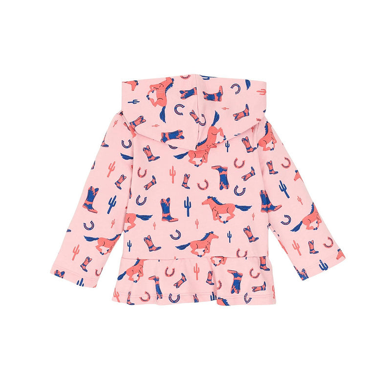 Wrangler Infant Girl's Pink Fleece Full Zip